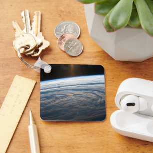 Cloudy Formations In The South Indian Ocean. Key Ring