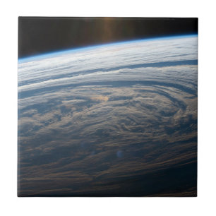 Cloudy Formations In The South Indian Ocean. Tile