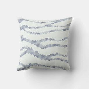 Cloudy Gray Zebra Eraser Scratch Art Cushion
