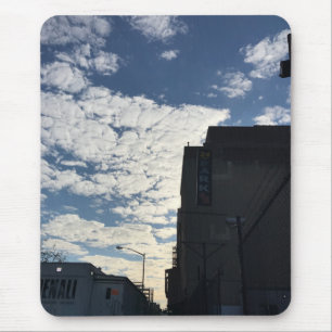 Cloudy Harlem Sky New York City Photography NYC Mouse Mat