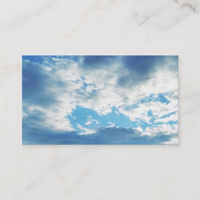 Cloudy in Boothbay Business, 3.5" x 2.0", 100 pack Business Card (Front)