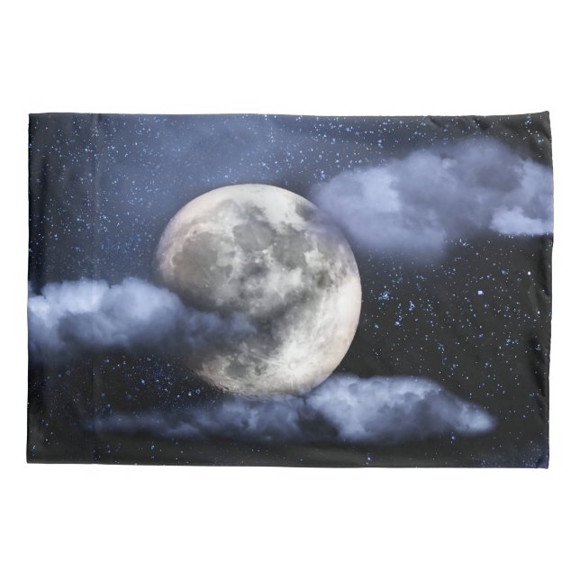 Cloudy Moon Pillowcase (Back)