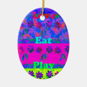 Cloudy Nice Day Better Night.png Ceramic Tree Decoration
