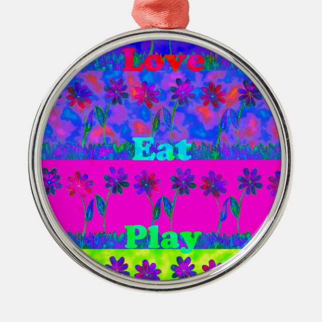 Cloudy Nice Day Better Night.png Metal Tree Decoration (Front)