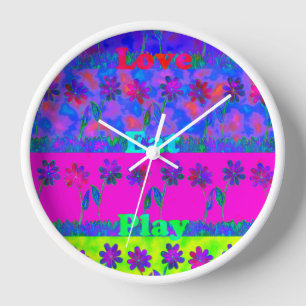 Cloudy Nice Day Better Night.png Wall Clock