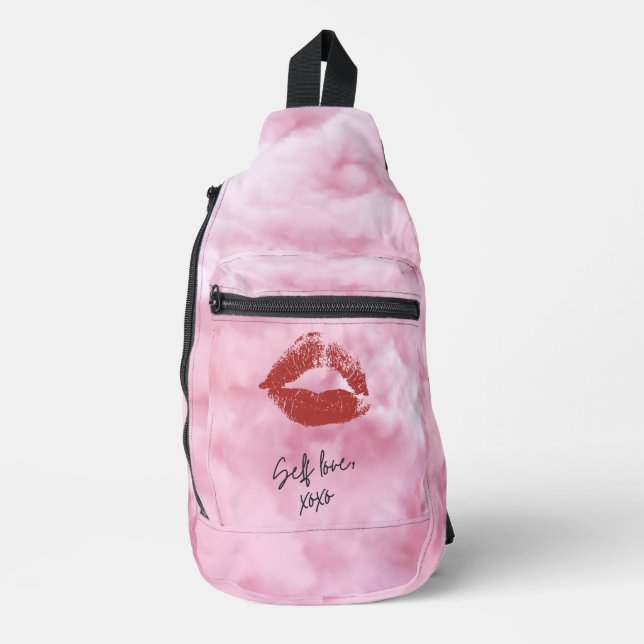 Cloudy Pink Sling Bag (Front)