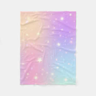 Cloudy polar blanket Pastel colors