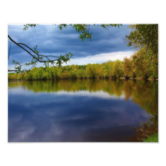 Cloudy Reflections Photo Print