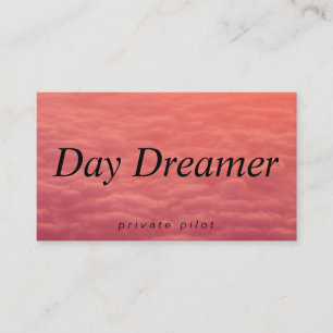 Cloudy Skies Day Dreamer Business Card