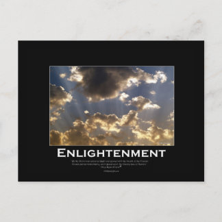 Cloudy Skies Inspirational Postcard