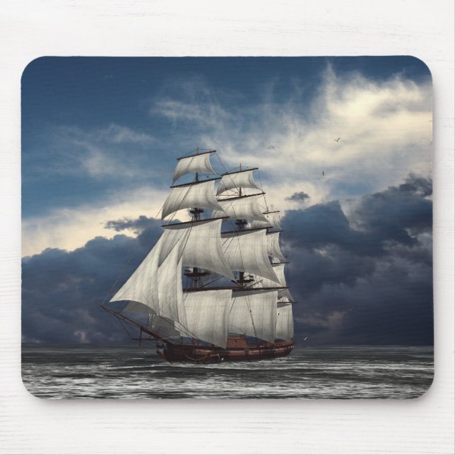 Cloudy Skies Mouse Mat (Front)