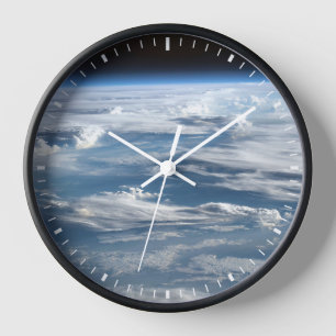 Cloudy Skies Over Sudan Clock