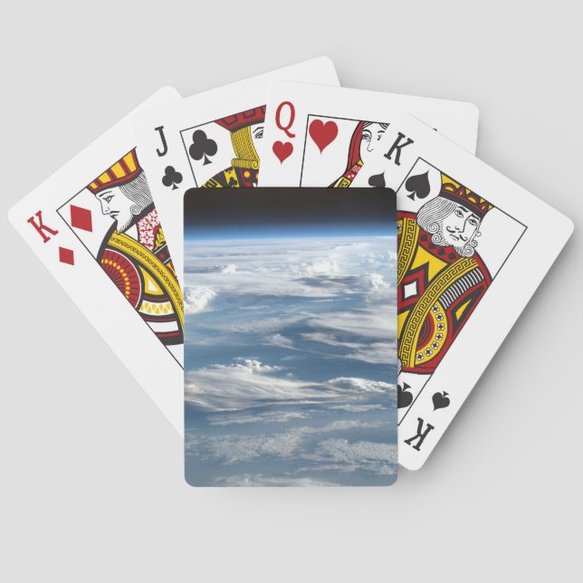 Cloudy Skies Over Sudan Playing Cards (Back)