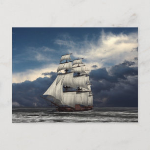 Cloudy Skies Postcard