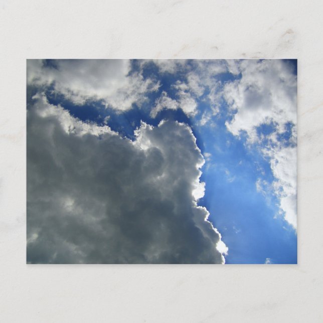 Cloudy Skies Postcard (Front)