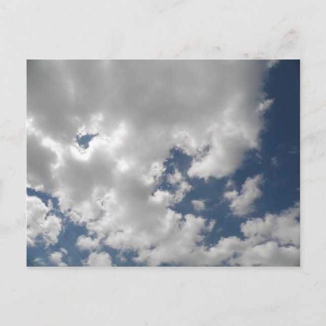 Cloudy Skies Postcard (Front)