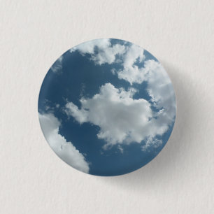 Cloudy Sky Abstract Photography 3 Cm Round Badge