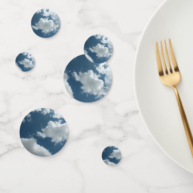 Cloudy Sky Abstract Photography Confetti (Group)