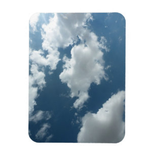 Cloudy Sky Abstract Photography Magnet