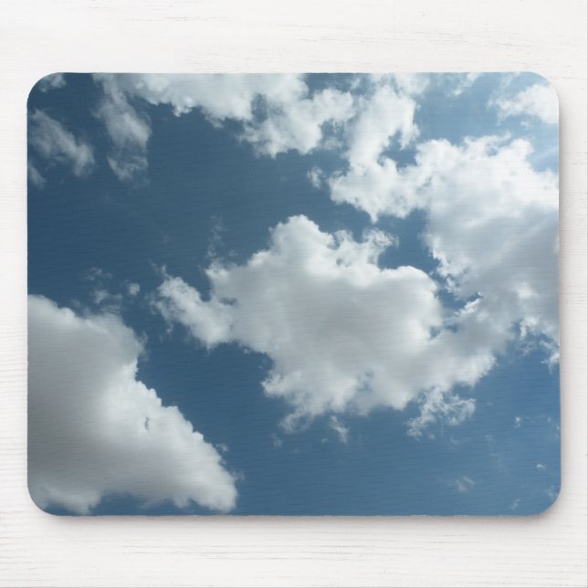 Cloudy Sky Abstract Photography Mouse Mat (Front)