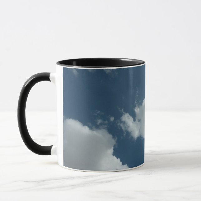 Cloudy Sky Abstract Photography Mug (Left)