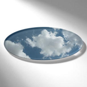 Cloudy Sky Abstract Photography Name Tag