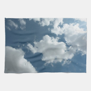 Cloudy Sky Abstract Photography Tea Towel