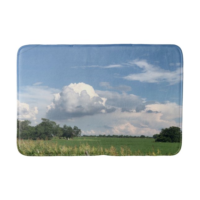 Cloudy Sky  Bath Mat (Front)