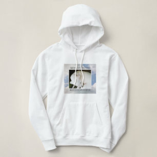 Cloudy Sky Best Dog Mum Cute Peaceful Blue Hoodie