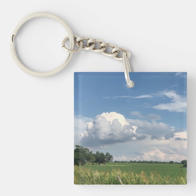 Cloudy Sky Key Ring (Front)