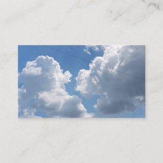 Cloudy Sky Over London UK Business Cards 2019