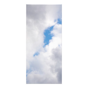 Cloudy sky rack card