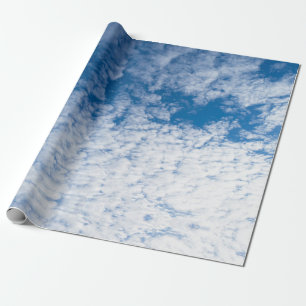 Cloudy sky wrapping paper