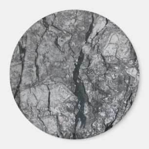 Cloudy Slate Black Streaked marble stone finish Magnet