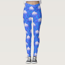 Cloudy Surreal Sky Check Print