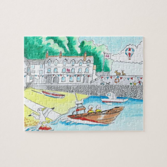 Clovelly, Devon, England Jigsaw Puzzle (Horizontal)