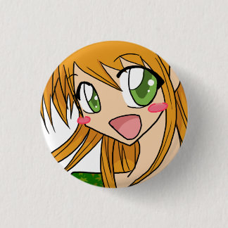 Clover 3 Cm Round Badge
