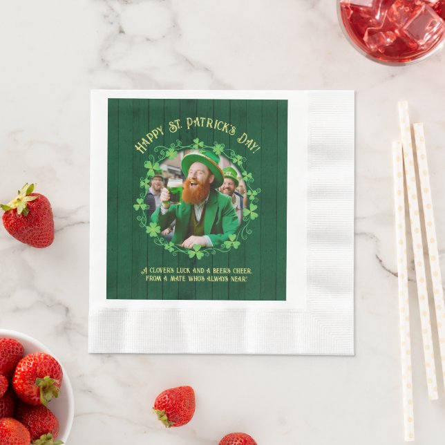 Clover & Beer Companionship Napkin (Insitu)