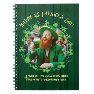 Clover & Beer Companionship Spiral Photo Notebook