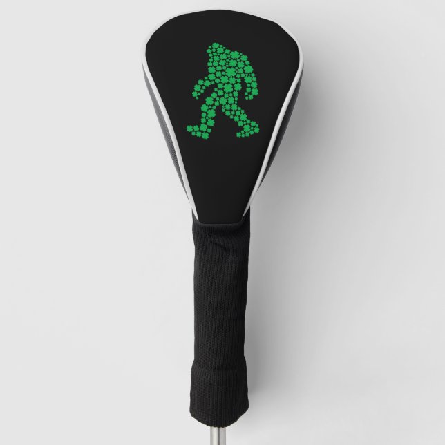 Clover Bigfoot St Patrick's Day Boys Shamrock Golf Head Cover (Front)