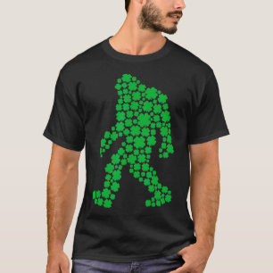 Clover Bigfoot St Patrick's Day Boys Shamrock T-Shirt