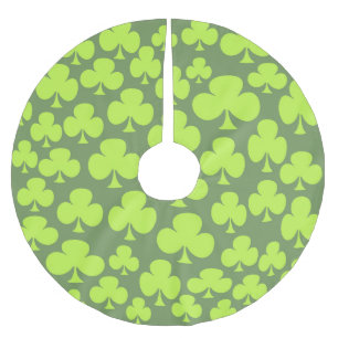 Clover Brushed Polyester Tree Skirt
