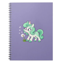 Clover Dandelion Lavender Cosy Character Notebook