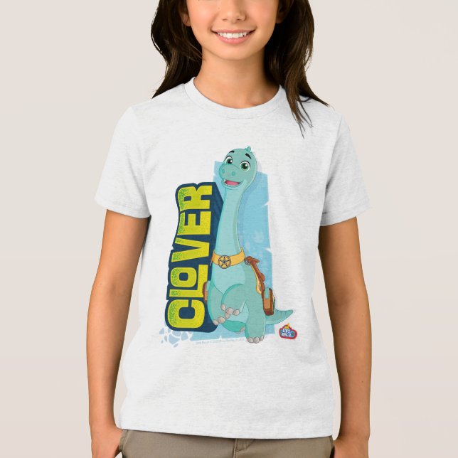 Clover | Dino Ranch Tri-Blend Shirt (Front)
