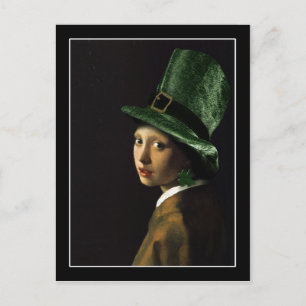 Clover Earring St. Patrick's Day Postcard