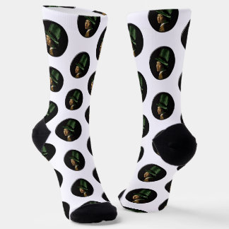Clover Earring St. Patrick's Day Socks
