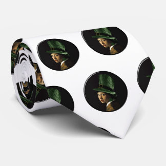 Clover Earring St. Patrick's Day Tie