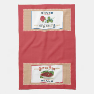Clover Farm Label Kitchen Towel
