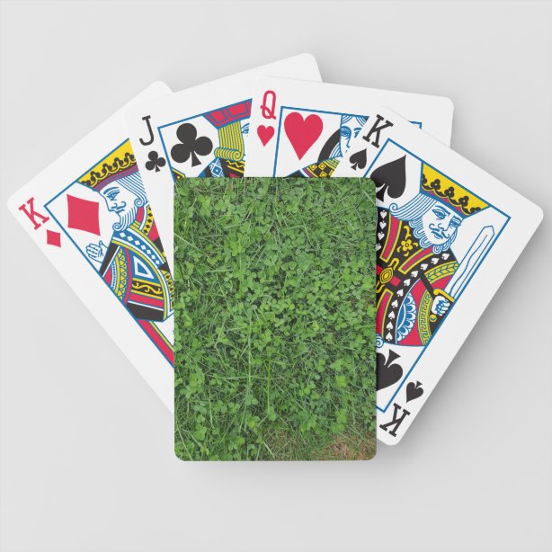 Clover Playing Cards Zazzle UK