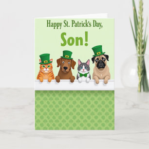Clover Friends St Patricks Day Card